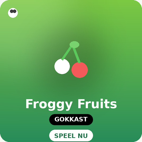 Froggy Fruits — gokkast